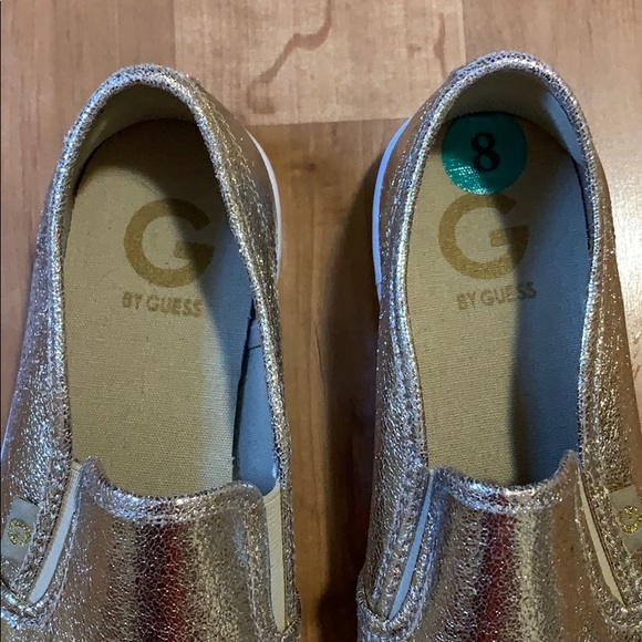 Guess gold metallic slides - Picture 5 of 6
